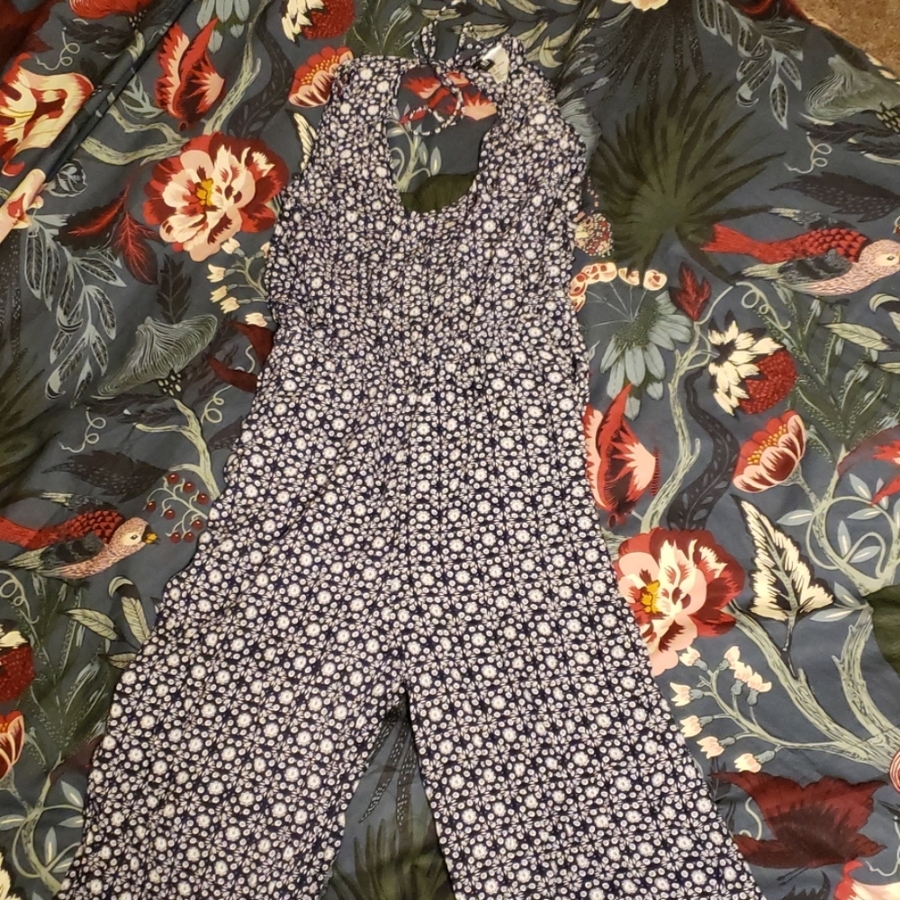 Blue Boho Romper